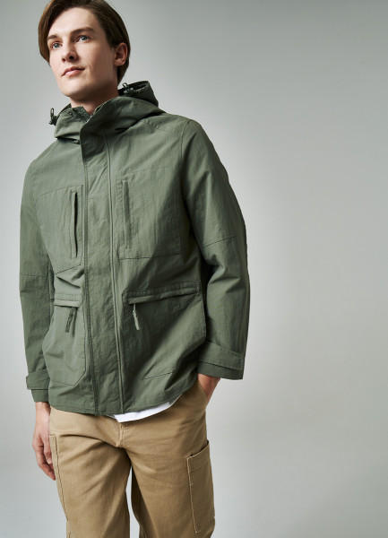 

Куртка-парка с карманами, Зеленый