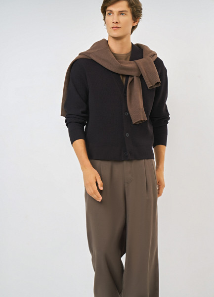 Кардиган из мягкой пряжи, Коричневый
Кардиган из мягкой пряжи, Коричневый