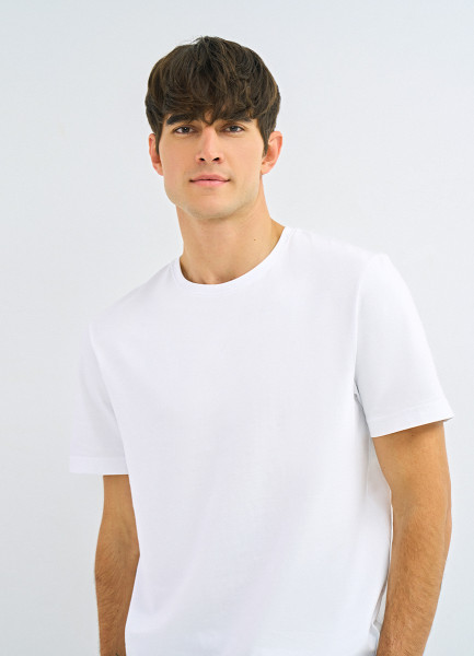 Базовая футболка, Белый 
Базовая футболка, Белый