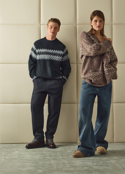 Джемпер с жаккардовым узором, Серый
Джемпер с жаккардовым узором, Серый