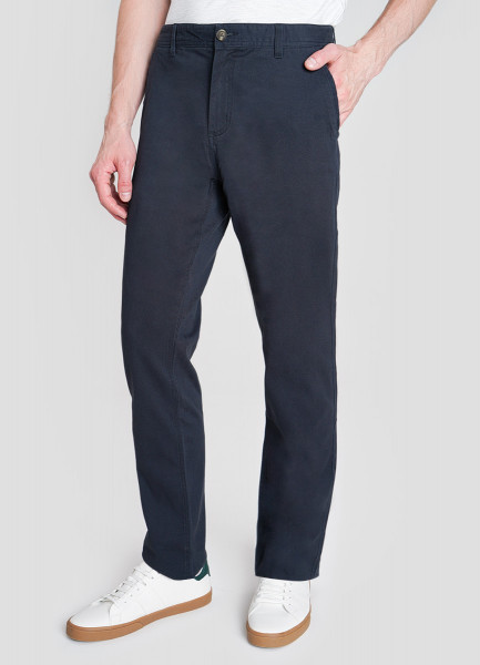 

Базовые брюки Chino из твила, Черно-синий