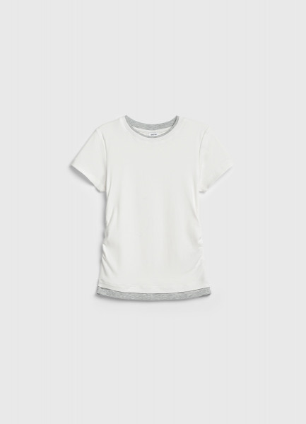 Футболка со сборками для девочек, Белый
Футболка со сборками для девочек, Белый