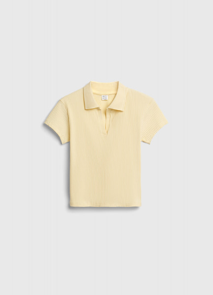 Поло в рубчик для девочек, Желтый
Поло в рубчик для девочек, Желтый