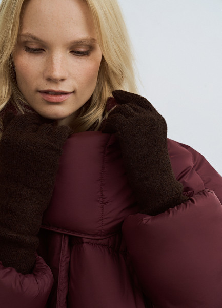 Вязаные перчатки, Коричневый
Вязаные перчатки, Коричневый