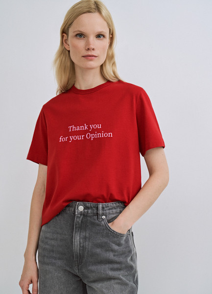 Футболка с принтом, Красный
Футболка с принтом, Красный