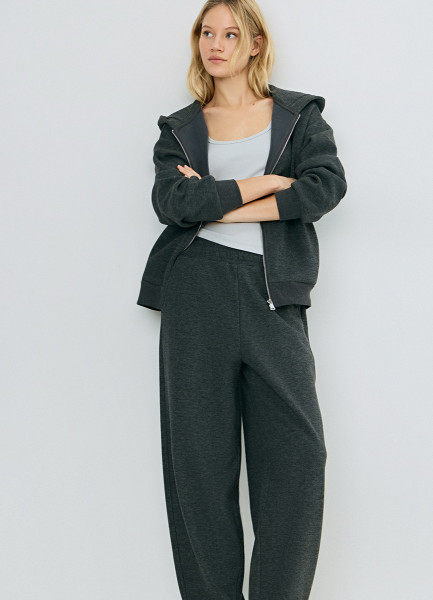 Утеплённые брюки, Серый 
Утеплённые брюки, Серый