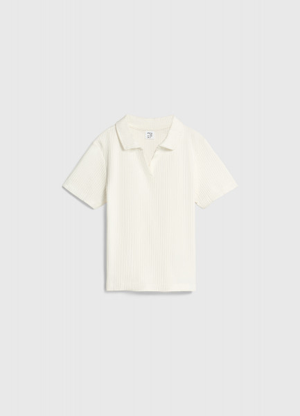 Поло в рубчик для девочек, Белый
Поло в рубчик для девочек, Белый