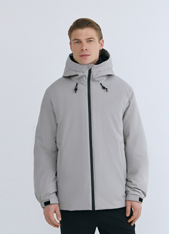 Утеплённая куртка с капюшоном