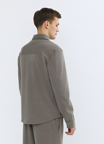 Рубашка из плотного трикотажа