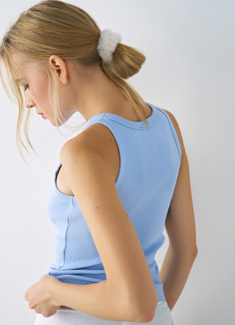 Майка в рубчик