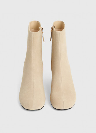 Ботильоны из натуральной замши