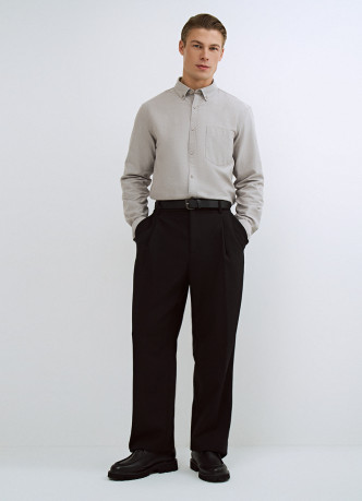 Рубашка из ткани оксфорд