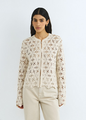 Кардиган кроше