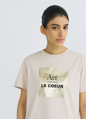 Футболка с принтом