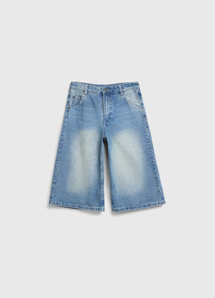 Джинсовые шорты-бермуды для мальчиков, Синий