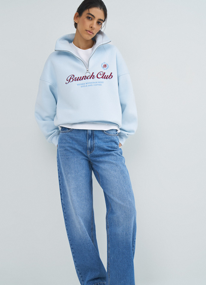 Джинсы Barrel с высокой посадкой