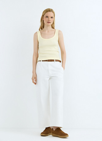 Базовая майка в рубчик