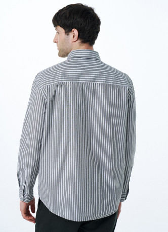 Рубашка из жатого хлопка