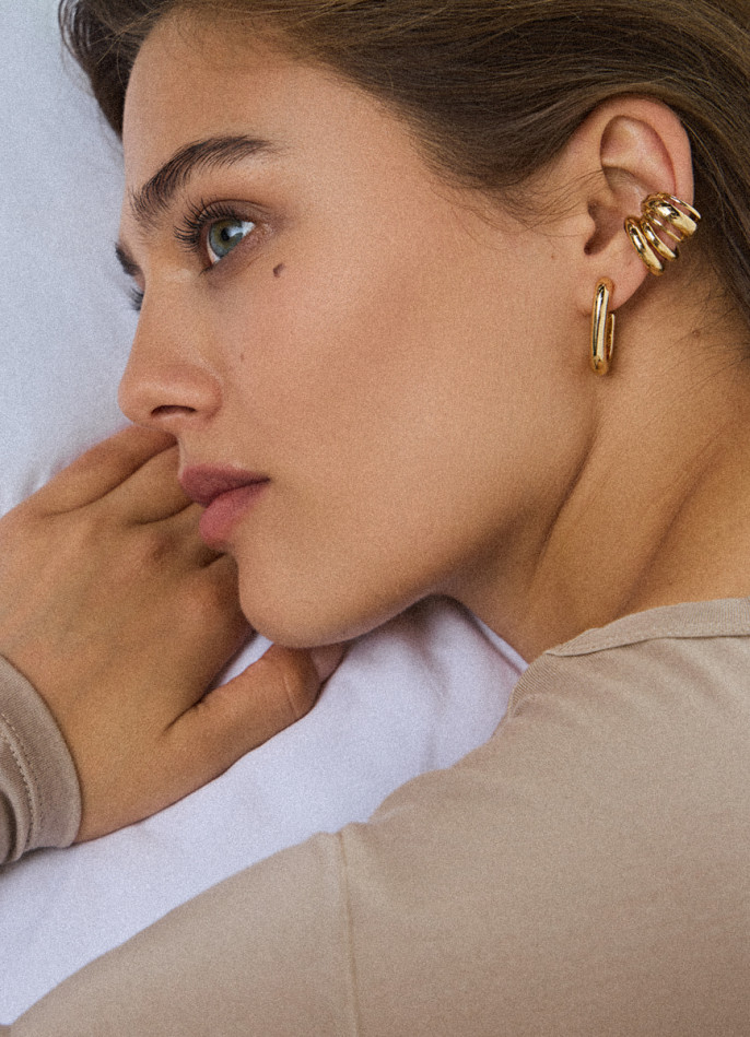 Набор серёжек с каффами