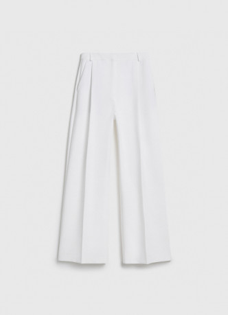 Прямые брюки со складками