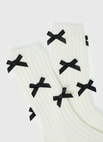 Носки с бантами