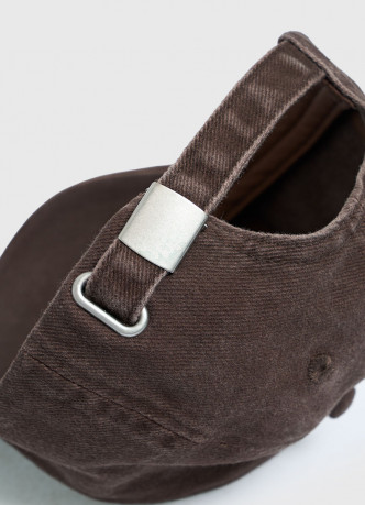 Джинсовая бейсболка с эффектом варки