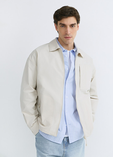 Куртка-рубашка на молнии Бежевый 4999₽