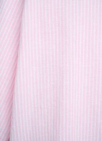 Рубашка в полоску из смесового льна