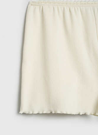 Шорты пижамные из трикотажа пуантель