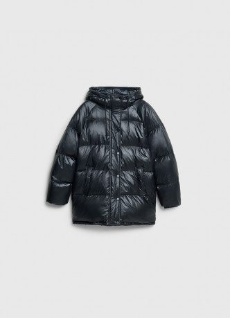 Пуховик с натуральным утеплителем