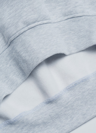 Свитшот с принтом и воротником на молнии