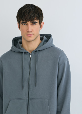Толстовка на молнии с капюшоном