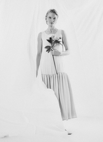 Платье А-силуэта из лиоцелла