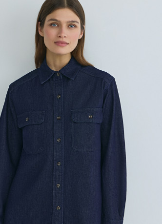 Джинсовая рубашка