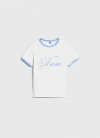 Футболка в рубчик для девочек