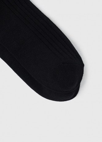 Носки в рубчик с люрексом