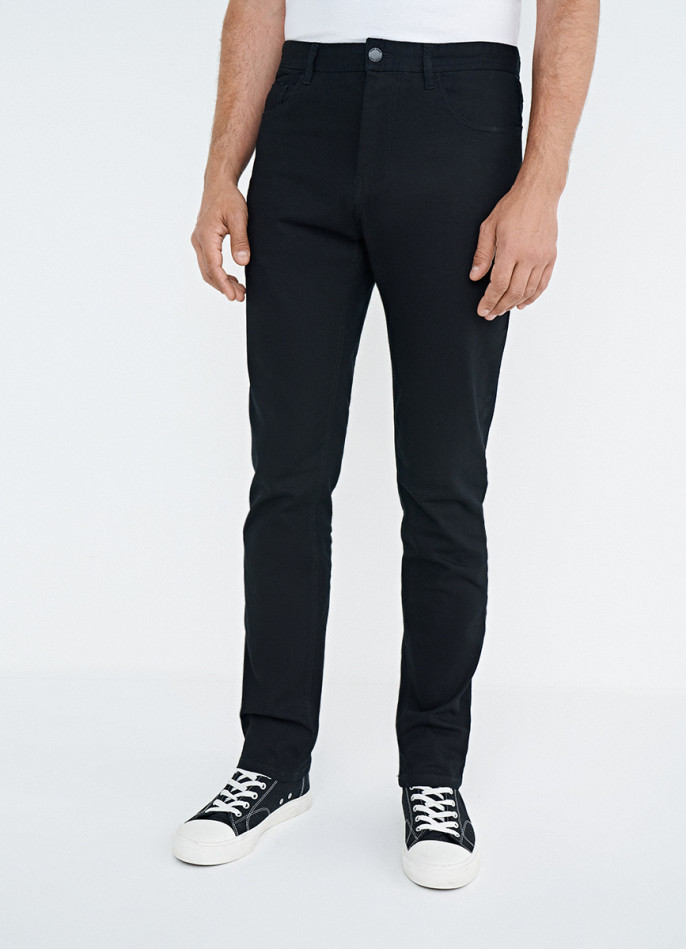 Брюки «5 карманов» Slim из твила