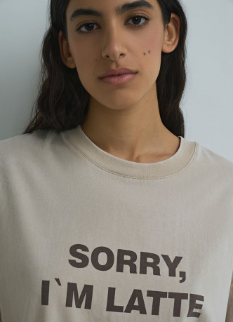 Футболка оверсайз с принтом