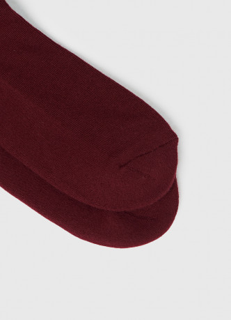 Носки в рубчик с вышивкой