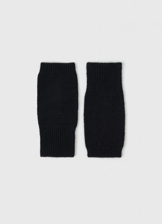 Вязаные митенки