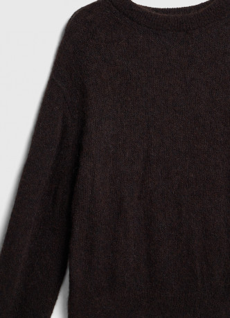 Джемпер оверсайз из пряжи с мохером