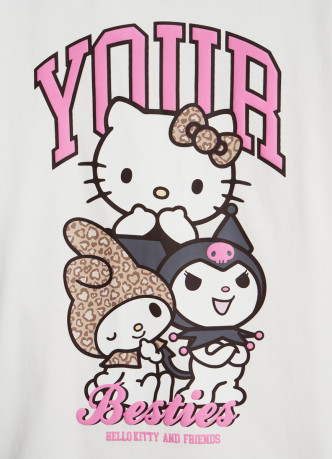 Футболка с принтом Hello Kitty для девочек