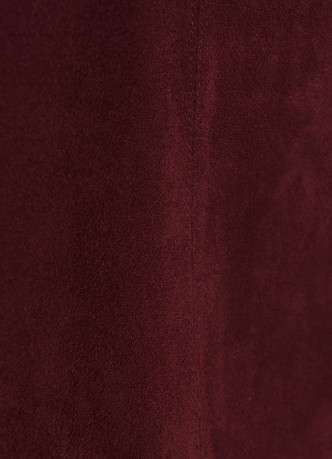 Юбка миди из искусственной замши