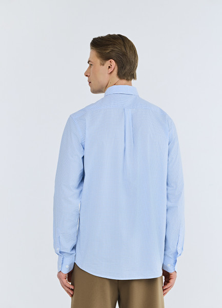 Рубашка в клетку виши Голубой 2599₽