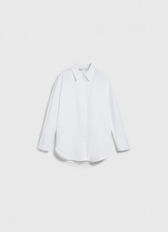 Свободная рубашка из хлопка Оксфорд