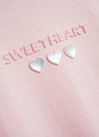 Лонгслив с вышивкой для девочек