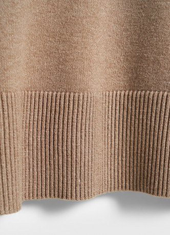 Джемпер с воротником-стойкой