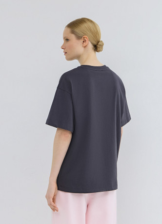 Футболка оверсайз с принтом