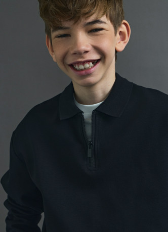 Поло с длинным рукавом для мальчиков