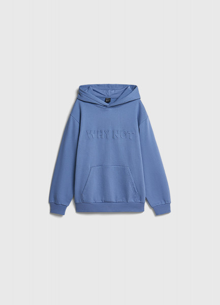 

Худи с объёмным декором для мальчиков, Синий